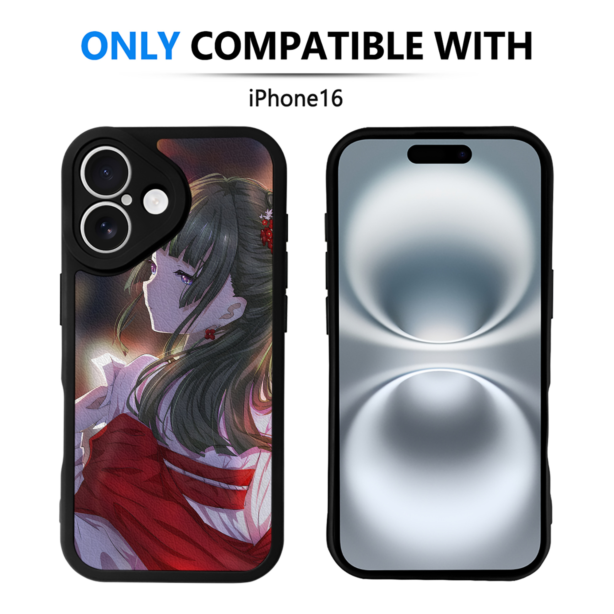 （画像用） 薬屋のひとりごと The Apothecary Diaries 【iPhone 16シリーズ対応】シリコンスマホケース（レザー調） 材質：シリコン
